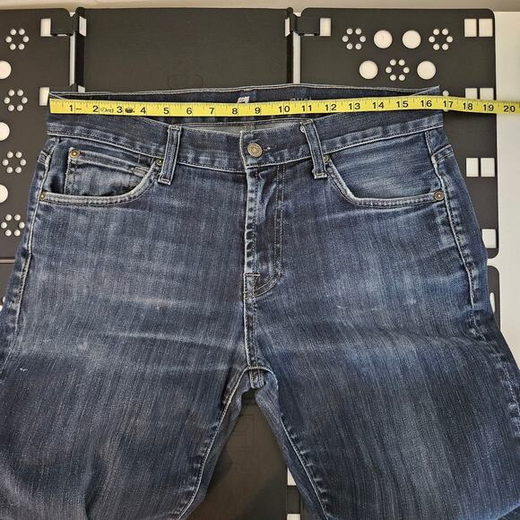 7 For All Mankind Austyn Blue Denim Jeans | Men's 32 - Picture 8 of 15